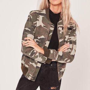 Camo Bomber Jacket